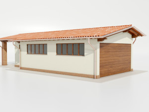 Italian Farm Building - Garage 1 3D Модель