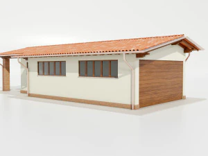 Italian Farm Building - Garage 1 3D Model