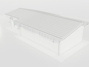 Italian Farm Building - Garage 1 3D Модель