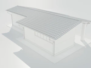 Italian Farm Building - Garage 1 3D Model