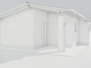 Italian Farm Building - Garage 1 3D Модель
