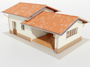 Italian Farm Building - Garage 2 Modèle 3D