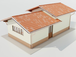 Italian Farm Building - Garage 2 Modèle 3D