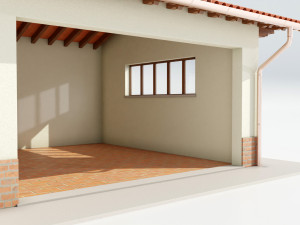 Italian Farm Building - Garage 2 Modèle 3D