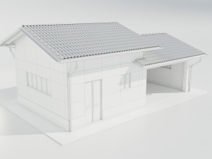 Italian Farm Building - Garage 2 Modèle 3D