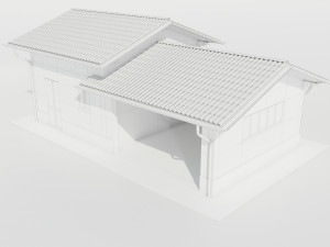 Italian Farm Building - Garage 2 Modèle 3D