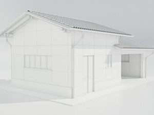 Italian Farm Building - Garage 2 Modèle 3D