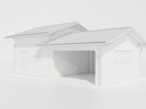 Italian Farm Building - Garage 2 Modèle 3D