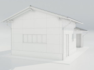 Italian Farm Building - Garage 2 Modèle 3D