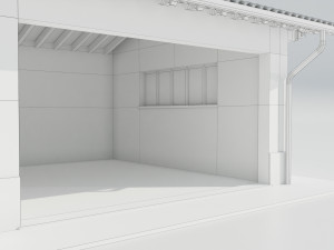 Italian Farm Building - Garage 2 Modèle 3D