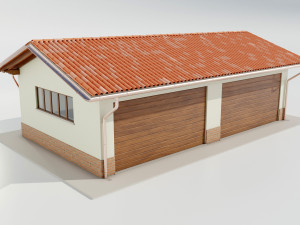 Italian Farm Building - Garage 3 3D 모델