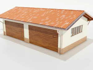 Italian Farm Building - Garage 3 3D Model