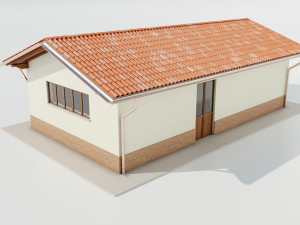 Italian Farm Building - Garage 3 3D 모델