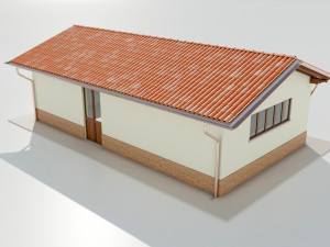 Italian Farm Building - Garage 3 3D 모델