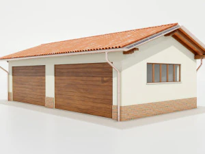 Italian Farm Building - Garage 3 3D Model