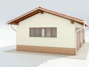 Italian Farm Building - Garage 3 3D 모델