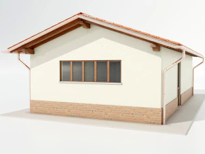 Italian Farm Building - Garage 3 3D Model