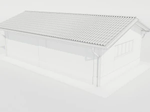 Italian Farm Building - Garage 3 3D Model