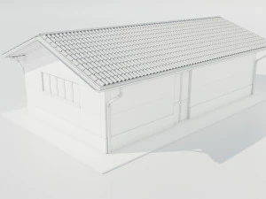 Italian Farm Building - Garage 3 3D Model