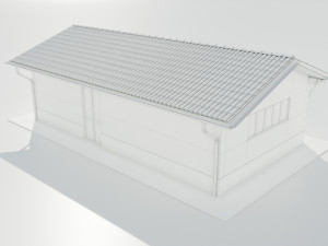 Italian Farm Building - Garage 3 3D 모델