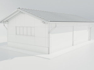 Italian Farm Building - Garage 3 3D 모델