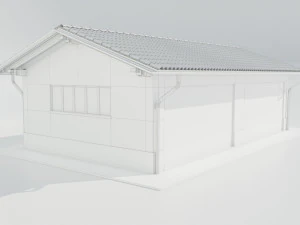 Italian Farm Building - Garage 3 3D Model