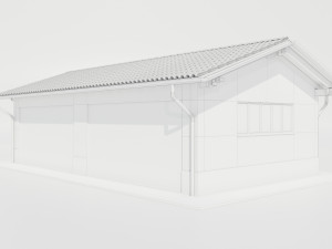 Italian Farm Building - Garage 3 3D 모델