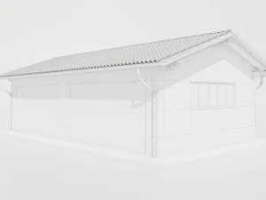 Italian Farm Building - Garage 3 3D Model