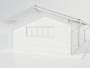 Italian Farm Building - Garage 3 3D Model