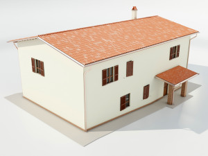 Italian Country House 3D Model
