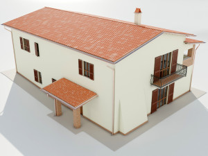 Italian Country House 3D Model