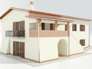 Italian Country House 3D Model