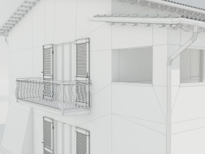 Italian Country House 3D Model