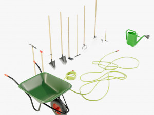 Garden Equipment 3Dモデル