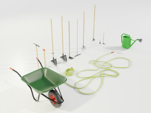 Garden Equipment 3D मॉडल