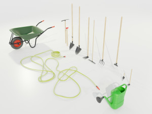 Garden Equipment 3D मॉडल