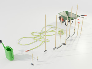 Garden Equipment 3D मॉडल