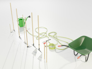 Garden Equipment 3D मॉडल