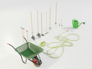 Garden Equipment 3D मॉडल
