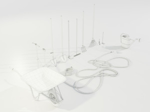 Garden Equipment 3D मॉडल