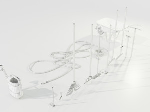 Garden Equipment 3D मॉडल
