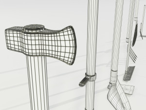 Garden Equipment 3D मॉडल