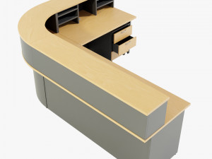 Office Desk - Reception 3D 模型
