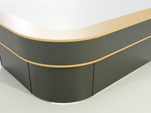 Office Desk - Reception 3D Model