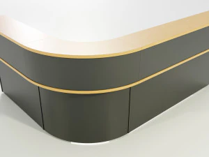 Office Desk - Reception 3D Model
