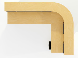 Office Desk - Reception 3D Model