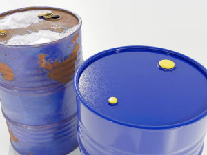 Steel Barrels 3D Model