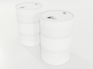 Steel Barrels 3D-Modell