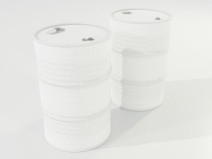 Steel Barrels 3D-Modell