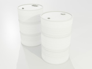 Steel Barrels 3D-Modell
